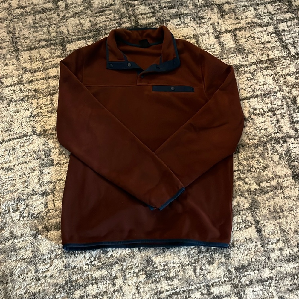 Comfty quarter button up sweatshirt